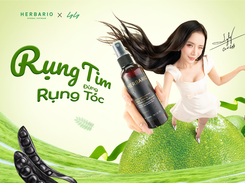 Lyly x Herbario “Rụng Tim Đừng Rụng Tóc” - Hành trình lấy lại mái tóc dày khỏe chuẩn nàng thơ