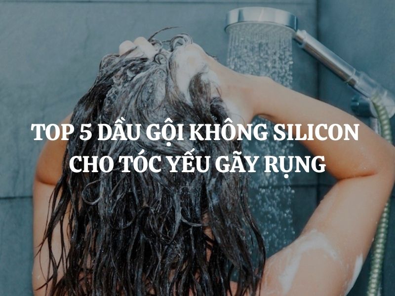 Top 5 dầu gội không Silicon cho tóc yếu gãy rụng an toàn, lành tính